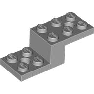 STONE 1X2X1 1/3 W. 2 PLATES 2X2 STONE 1X2X1 1/3 W. 2 PLATES 2X2
