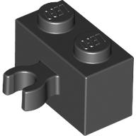 BRICK 1X2 W. HORIZONTAL HOLDER BRICK 1X2 W. HORIZONTAL HOLDER