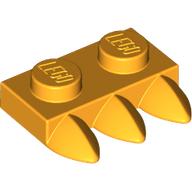 1X2 PLATE WITH 3 TEETH