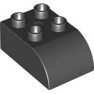 DUPLO BRICK, BOW 2X3X1 DUPLO BRICK, BOW 2X3X1
