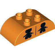 BRICK 2X4, W/ BOWS, NO. 1 BRICK 2X4, W/ BOWS, NO. 1