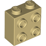 BRICK 1X2X1 2/3 W/4 KNOBS BRICK 1X2X1 2/3 W/4 KNOBS