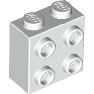 BRICK 1X2X1 2/3 W/4 KNOBS BRICK 1X2X1 2/3 W/4 KNOBS