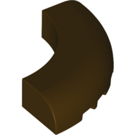 1/4 ARCH BRICK 5X5, W/ CUTOUT 1/4 ARCH BRICK 5X5, W/ CUTOUT