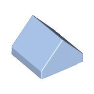 ROOF TILE 1X1, DEG. 45, W/O KNOBS ROOF TILE 1X1, DEG. 45, W/O KNOBS