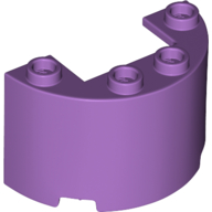 WALL 1/2 CIRCLE, 2X4X2 W/ CUTOUT WALL 1/2 CIRCLE, 2X4X2 W/ CUTOUT