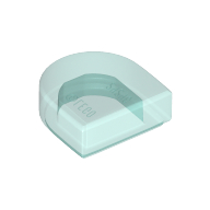 FLAT TILE 1X1, 1/2 CIRCLE FLAT TILE 1X1, 1/2 CIRCLE