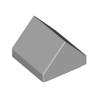 ROOF TILE 1X1, DEG. 45, W/O KNOBS ROOF TILE 1X1, DEG. 45, W/O KNOBS