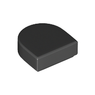FLAT TILE 1X1, 1/2 CIRCLE FLAT TILE 1X1, 1/2 CIRCLE