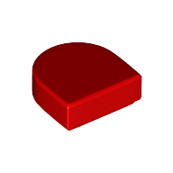 FLAT TILE 1X1, 1/2 CIRCLE FLAT TILE 1X1, 1/2 CIRCLE