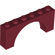 BRICK W/ INSIDE BOW 1X6X2 BRICK W/ INSIDE BOW 1X6X2