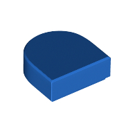 FLAT TILE 1X1, 1/2 CIRCLE FLAT TILE 1X1, 1/2 CIRCLE