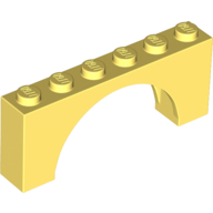BRICK W/ INSIDE BOW 1X6X2 BRICK W/ INSIDE BOW 1X6X2