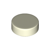 FLAT TILE 1X1, ROUND FLAT TILE 1X1, ROUND