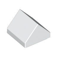 ROOF TILE 1X1, DEG. 45, W/O KNOBS ROOF TILE 1X1, DEG. 45, W/O KNOBS
