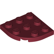 PLATE 3X3, 1/4 CIRCLE PLATE 3X3, 1/4 CIRCLE