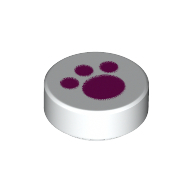 FLAT TILE 1X1, ROUND, NO. 106 FLAT TILE 1X1, ROUND, NO. 106