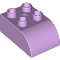 DUPLO BRICK, BOW 2X3X1 DUPLO BRICK, BOW 2X3X1