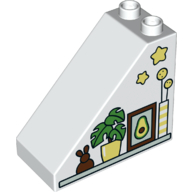 ROOF TILE 4X2X3, DEG. 45, NO. 5 ROOF TILE 4X2X3, DEG. 45, NO. 5