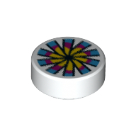 FLAT TILE 1X1, ROUND, NO. 132 FLAT TILE 1X1, ROUND, NO. 132