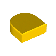 FLAT TILE 1X1, 1/2 CIRCLE FLAT TILE 1X1, 1/2 CIRCLE