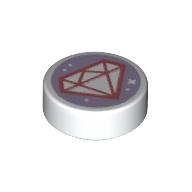FLAT TILE 1X1, ROUND, NO. 204 FLAT TILE 1X1, ROUND, NO. 204