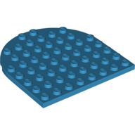PLATE 8X8, 1/2 CIRCLE PLATE 8X8, 1/2 CIRCLE