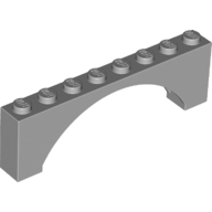 BRICK W. BOW 1X8X2 BRICK W. BOW 1X8X2