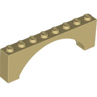 BRICK W. BOW 1X8X2 BRICK W. BOW 1X8X2