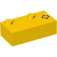 BRICK 2X4, BRAILLE,NO.116 BRICK 2X4, BRAILLE,NO.116