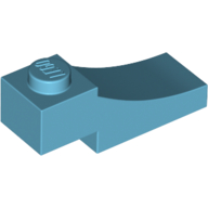 BRICK 1X3,OUTSIDE HALF ARCH,W/ CUTOUT BRICK 1X3,OUTSIDE HALF ARCH,W/ CUTOUT
