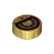 FLAT TILE 1X1, ROUND, NO. 136 FLAT TILE 1X1, ROUND, NO. 136