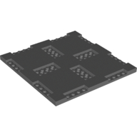 PLATE 16X16X2/3, W/ 8 CUT OUT PLATE 16X16X2/3, W/ 8 CUT OUT