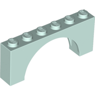 BRICK W/ INSIDE BOW 1X6X2 BRICK W/ INSIDE BOW 1X6X2