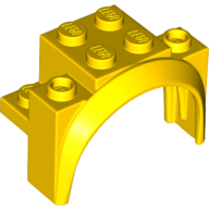BRICK W/ ARCH 2X4X2 1/3 BRICK W/ ARCH 2X4X2 1/3