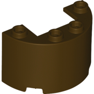 WALL 1/2 CIRCLE, 2X4X2 W/ CUTOUT WALL 1/2 CIRCLE, 2X4X2 W/ CUTOUT