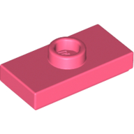 PLATE 1X2, W/ 1 KNOB PLATE 1X2, W/ 1 KNOB