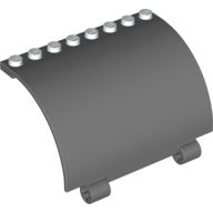 WALL W/ BOW 5X8X3 2/3 W/ CROSS HOLE WALL W/ BOW 5X8X3 2/3 W/ CROSS HOLE