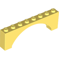 BRICK W. BOW 1X8X2 BRICK W. BOW 1X8X2