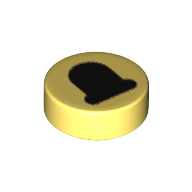 FLAT TILE 1X1, ROUND, NO. 163 FLAT TILE 1X1, ROUND, NO. 163