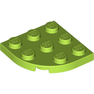 PLATE 3X3, 1/4 CIRCLE PLATE 3X3, 1/4 CIRCLE
