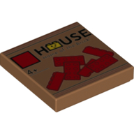 FLAT TILE 2X2, NO. 498 FLAT TILE 2X2, NO. 498