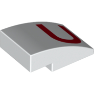 BRICK, W/ HALF BOW 2X3 W/ CUT, 9 BRICK, W/ HALF BOW 2X3 W/ CUT, 9