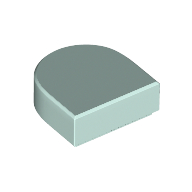 FLAT TILE 1X1, 1/2 CIRCLE FLAT TILE 1X1, 1/2 CIRCLE