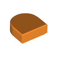 FLAT TILE 1X1, 1/2 CIRCLE FLAT TILE 1X1, 1/2 CIRCLE