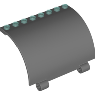WALL W/ BOW 5X8X3 2/3 W/ CROSS HOLE WALL W/ BOW 5X8X3 2/3 W/ CROSS HOLE