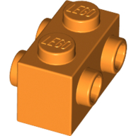 BRICK 1X2 W. FOUR KNOBS BRICK 1X2 W. FOUR KNOBS