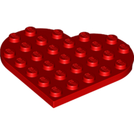 PLATE 6X6, HEART, NO.1 PLATE 6X6, HEART, NO.1