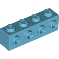 BRICK 1X4 W. 4 KNOBS BRICK 1X4 W. 4 KNOBS