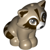 RACCOON, W/ HOLE, DIA. 1.5, NO. 1 RACCOON, W/ HOLE, DIA. 1.5, NO. 1